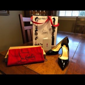 Christian Louboutin Iriza 70mm Black Patent